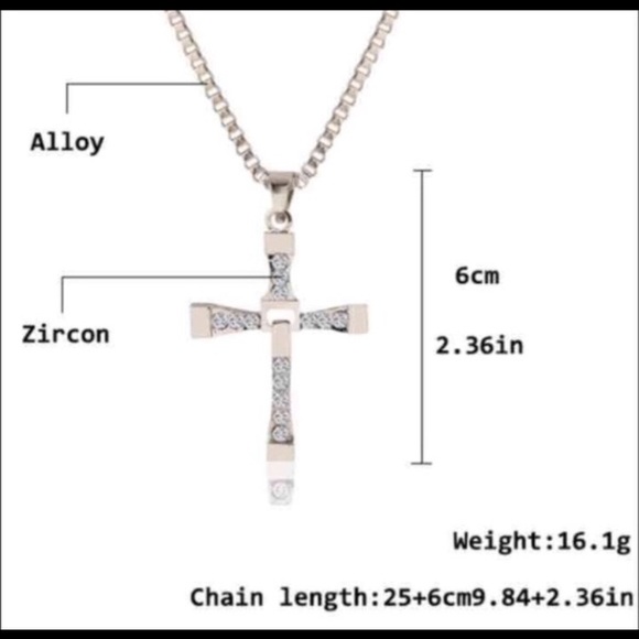 Fast and Furious Pendant cross chain Necklaces - Picture 4 of 7